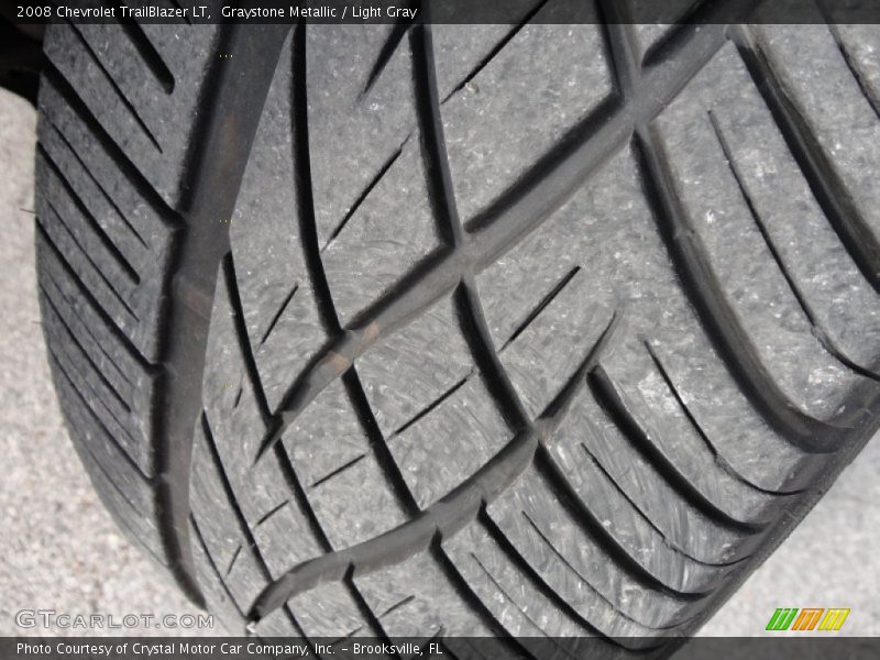 Graystone Metallic / Light Gray 2008 Chevrolet TrailBlazer LT