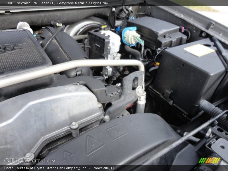 Graystone Metallic / Light Gray 2008 Chevrolet TrailBlazer LT