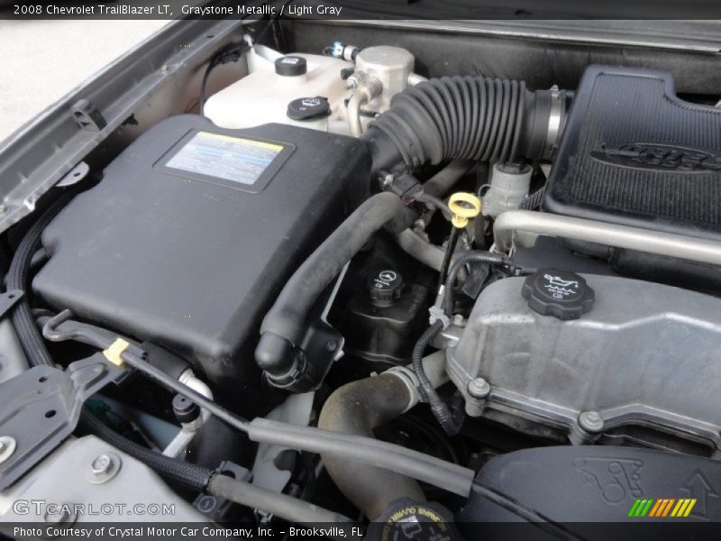 Graystone Metallic / Light Gray 2008 Chevrolet TrailBlazer LT