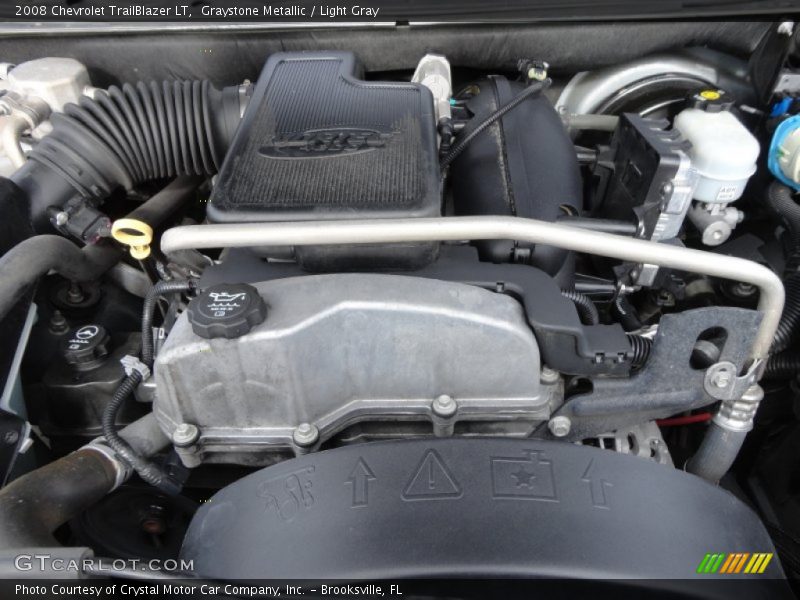 Graystone Metallic / Light Gray 2008 Chevrolet TrailBlazer LT
