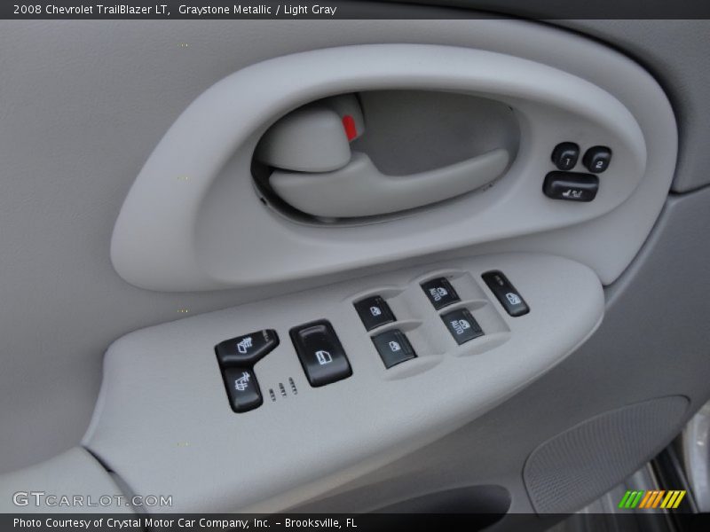 Graystone Metallic / Light Gray 2008 Chevrolet TrailBlazer LT