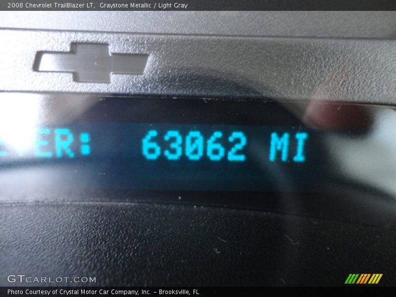 Graystone Metallic / Light Gray 2008 Chevrolet TrailBlazer LT
