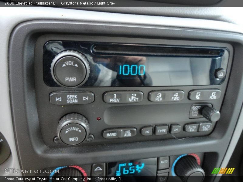 Graystone Metallic / Light Gray 2008 Chevrolet TrailBlazer LT