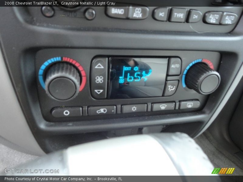 Graystone Metallic / Light Gray 2008 Chevrolet TrailBlazer LT