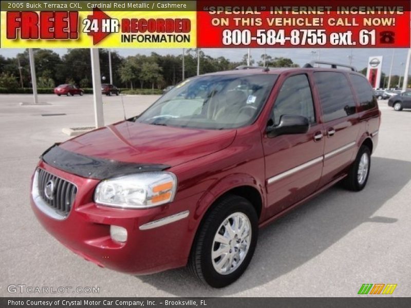 Cardinal Red Metallic / Cashmere 2005 Buick Terraza CXL