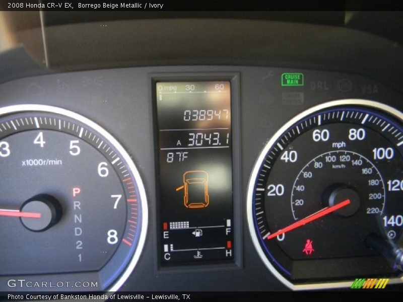 Borrego Beige Metallic / Ivory 2008 Honda CR-V EX