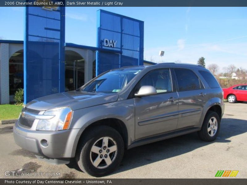 Dark Silver Metallic / Light Gray 2006 Chevrolet Equinox LT AWD