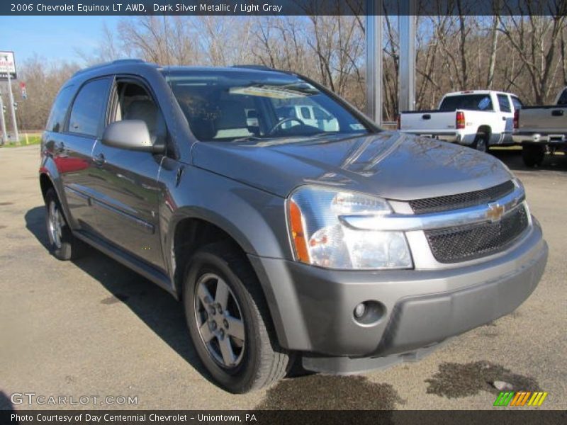 Dark Silver Metallic / Light Gray 2006 Chevrolet Equinox LT AWD