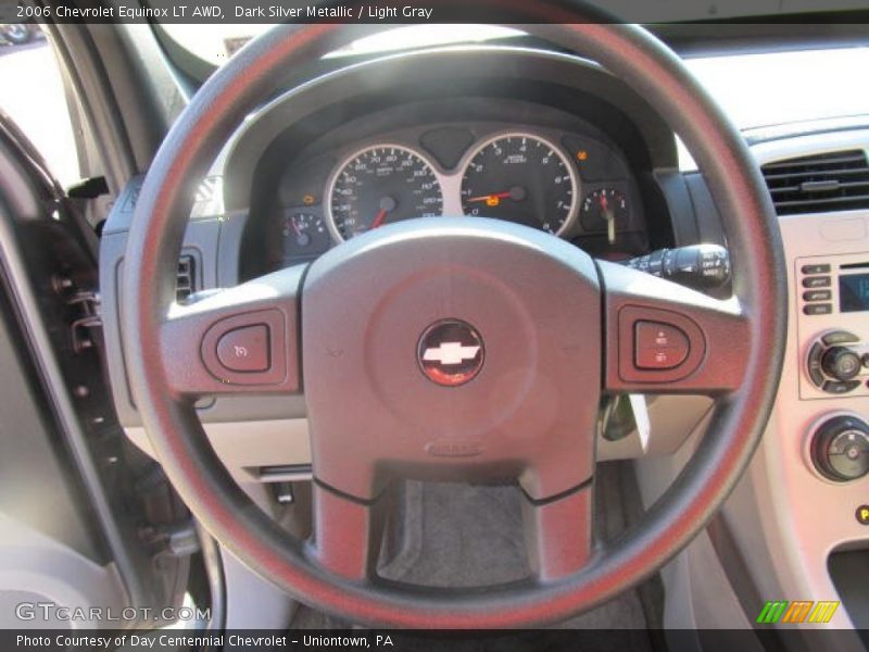 Dark Silver Metallic / Light Gray 2006 Chevrolet Equinox LT AWD