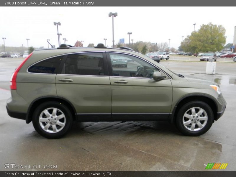 Green Tea Metallic / Ivory 2008 Honda CR-V EX-L