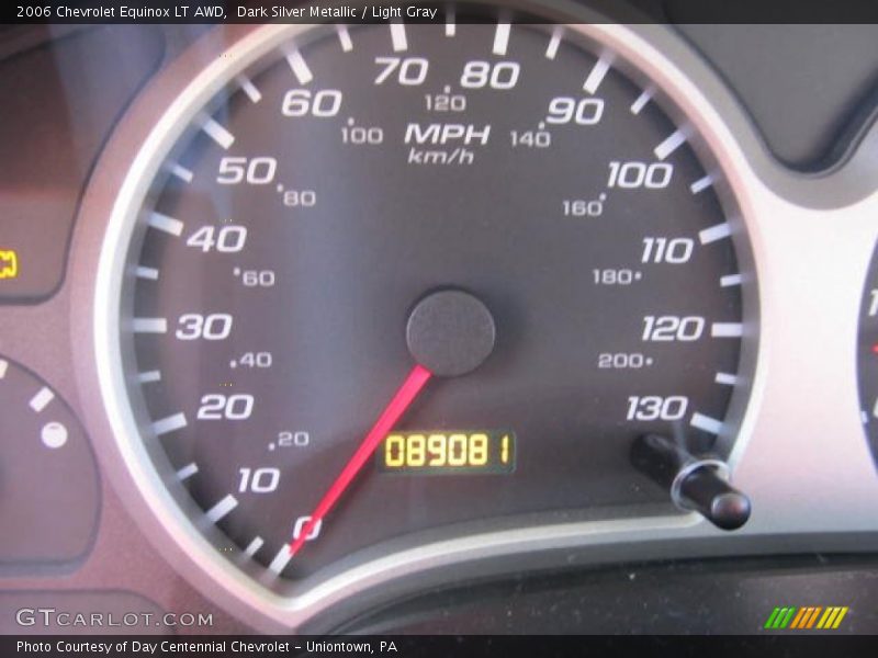 Dark Silver Metallic / Light Gray 2006 Chevrolet Equinox LT AWD