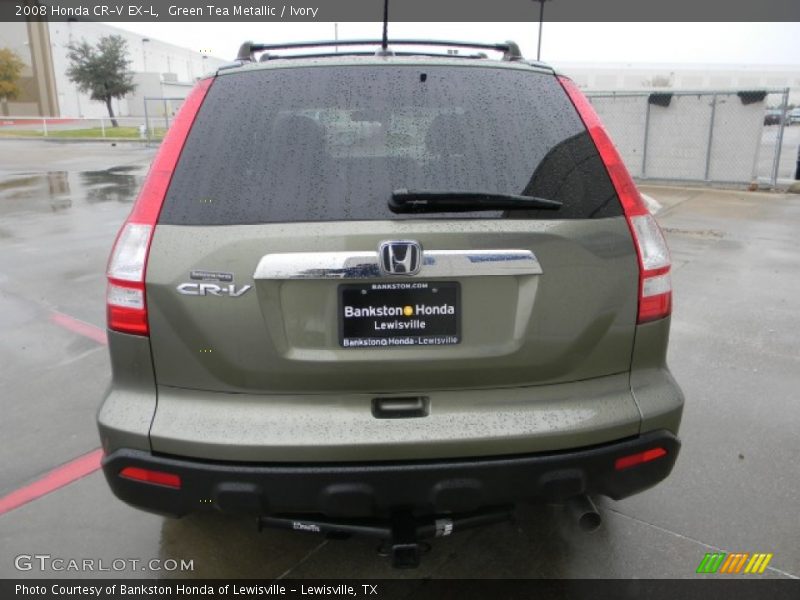 Green Tea Metallic / Ivory 2008 Honda CR-V EX-L