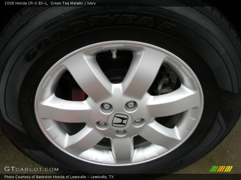 Green Tea Metallic / Ivory 2008 Honda CR-V EX-L