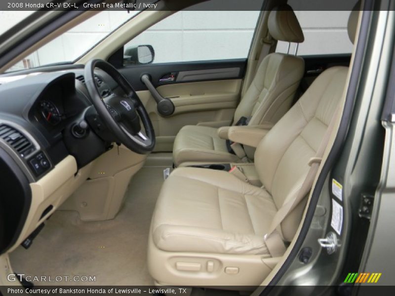 Green Tea Metallic / Ivory 2008 Honda CR-V EX-L
