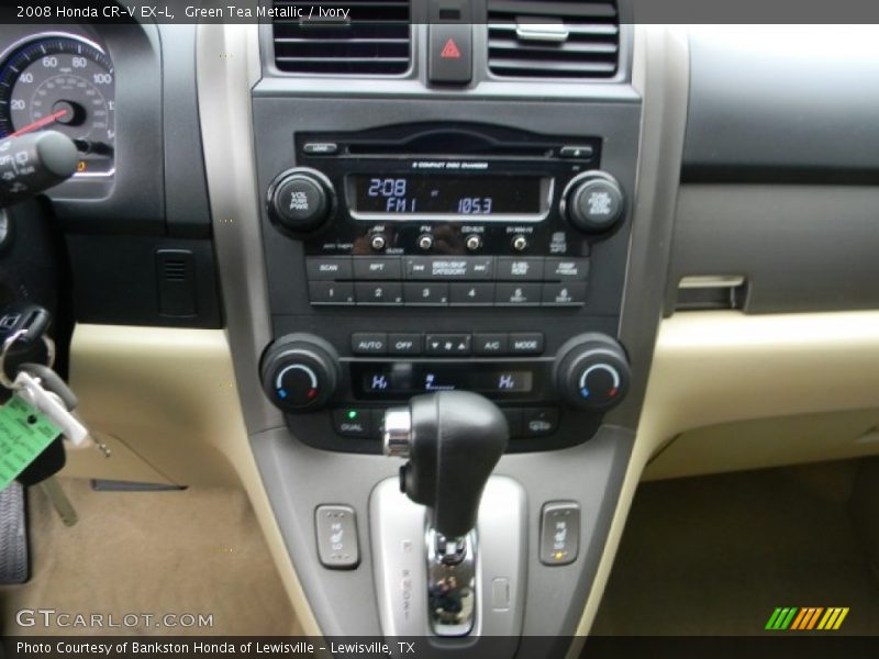 Green Tea Metallic / Ivory 2008 Honda CR-V EX-L