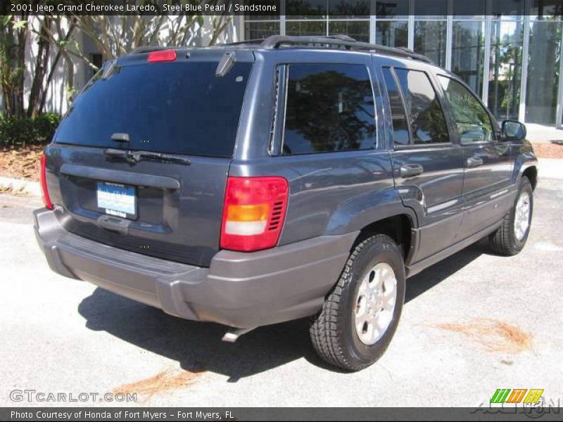 Steel Blue Pearl / Sandstone 2001 Jeep Grand Cherokee Laredo
