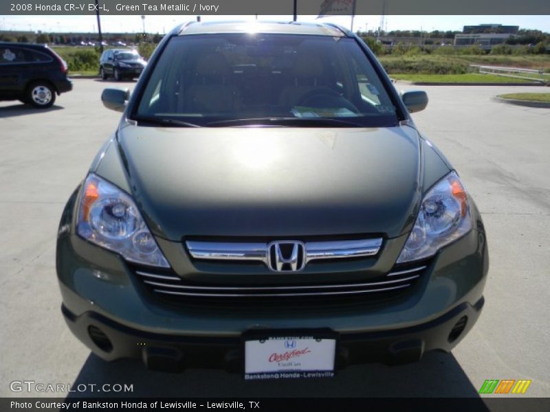 Green Tea Metallic / Ivory 2008 Honda CR-V EX-L