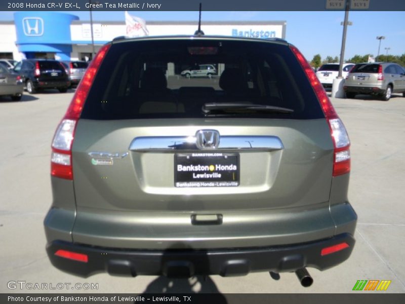Green Tea Metallic / Ivory 2008 Honda CR-V EX-L