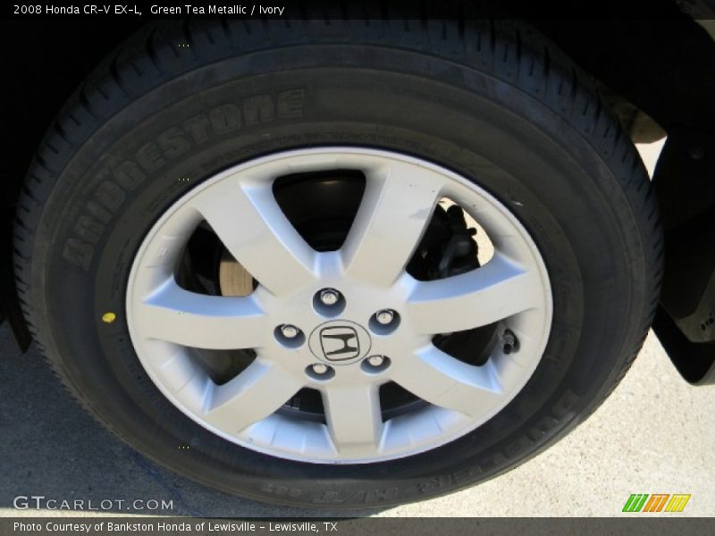Green Tea Metallic / Ivory 2008 Honda CR-V EX-L