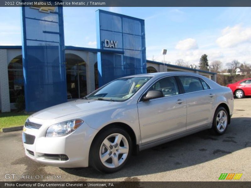 Silver Ice Metallic / Titanium 2012 Chevrolet Malibu LS