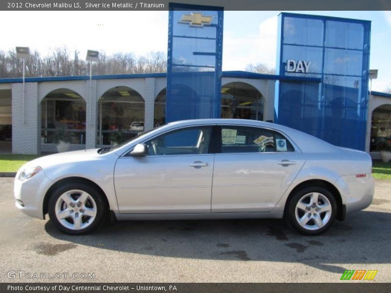 Silver Ice Metallic / Titanium 2012 Chevrolet Malibu LS