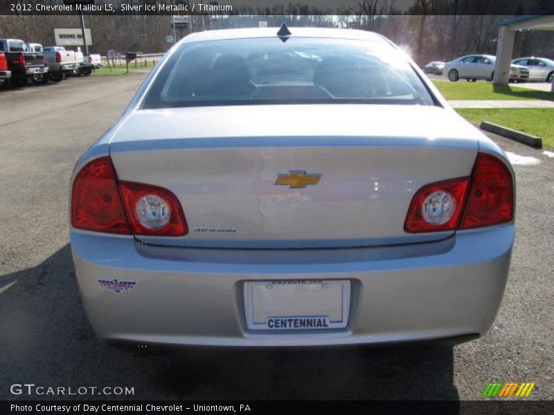 Silver Ice Metallic / Titanium 2012 Chevrolet Malibu LS