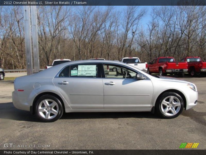 Silver Ice Metallic / Titanium 2012 Chevrolet Malibu LS