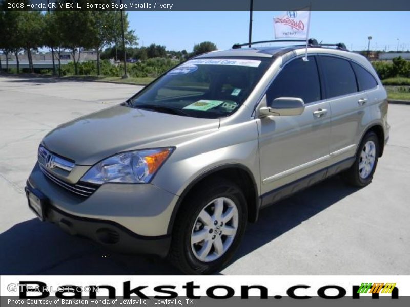 Borrego Beige Metallic / Ivory 2008 Honda CR-V EX-L