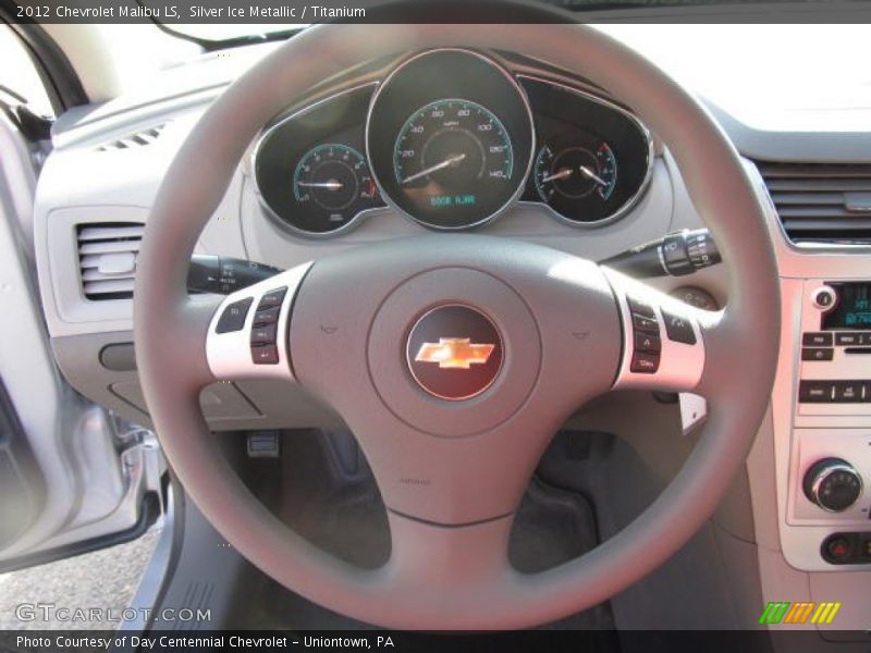 Silver Ice Metallic / Titanium 2012 Chevrolet Malibu LS