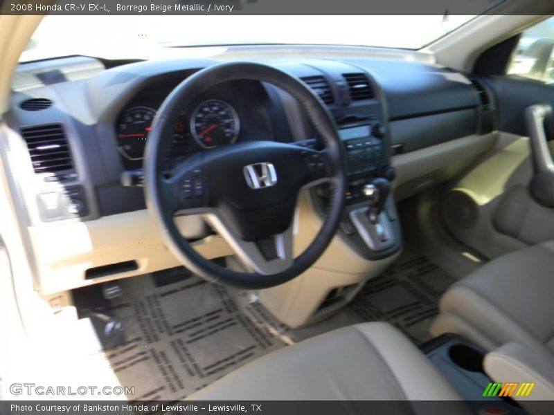 Borrego Beige Metallic / Ivory 2008 Honda CR-V EX-L