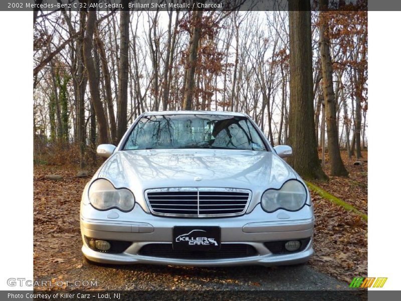 Brilliant Silver Metallic / Charcoal 2002 Mercedes-Benz C 32 AMG Sedan