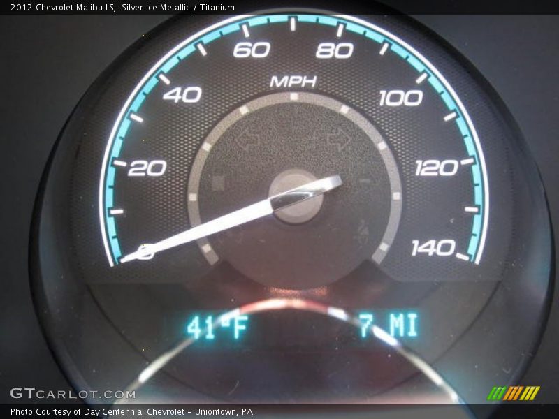 Silver Ice Metallic / Titanium 2012 Chevrolet Malibu LS