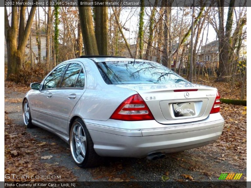 Brilliant Silver Metallic / Charcoal 2002 Mercedes-Benz C 32 AMG Sedan