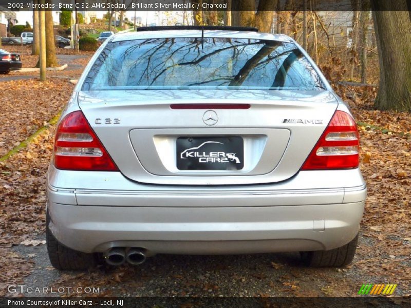 Brilliant Silver Metallic / Charcoal 2002 Mercedes-Benz C 32 AMG Sedan