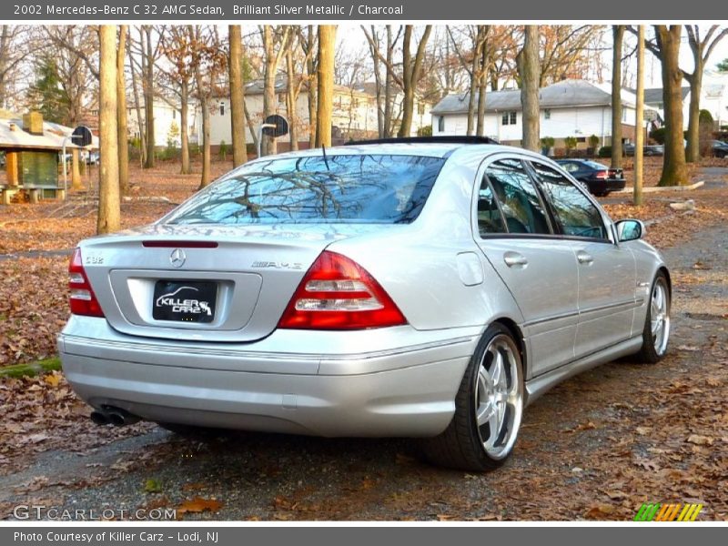 Brilliant Silver Metallic / Charcoal 2002 Mercedes-Benz C 32 AMG Sedan