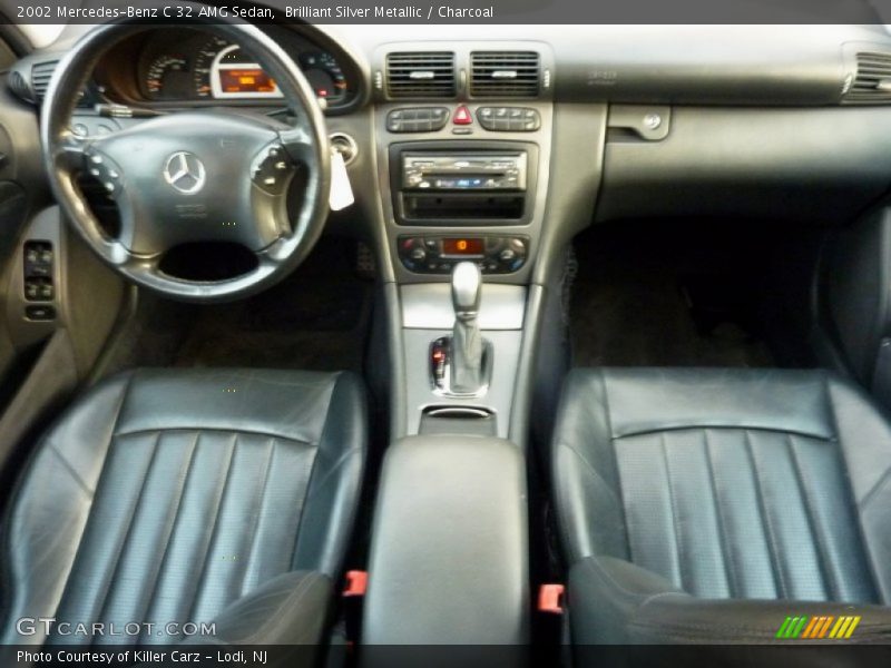 Brilliant Silver Metallic / Charcoal 2002 Mercedes-Benz C 32 AMG Sedan
