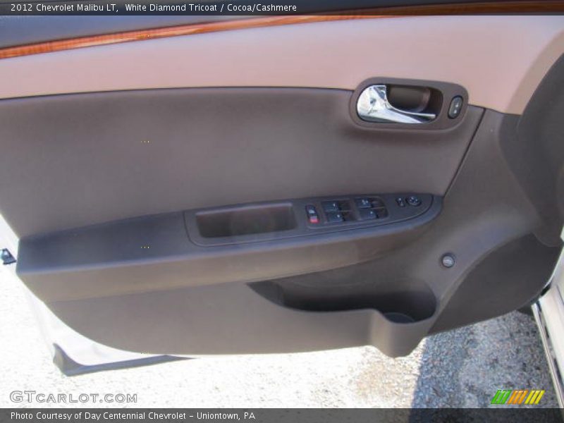 White Diamond Tricoat / Cocoa/Cashmere 2012 Chevrolet Malibu LT