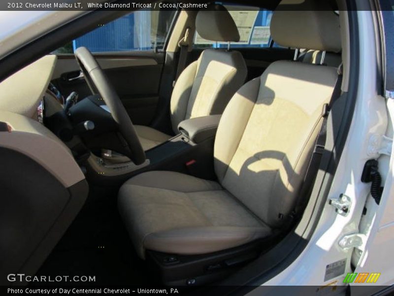 White Diamond Tricoat / Cocoa/Cashmere 2012 Chevrolet Malibu LT