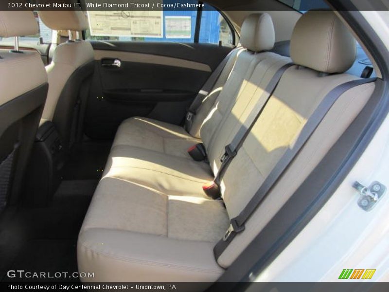 White Diamond Tricoat / Cocoa/Cashmere 2012 Chevrolet Malibu LT