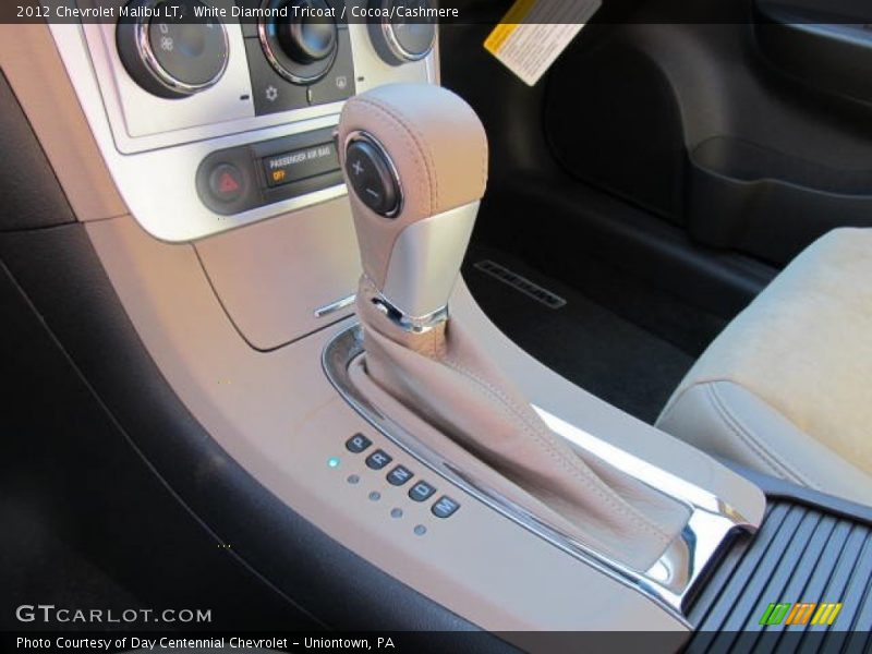White Diamond Tricoat / Cocoa/Cashmere 2012 Chevrolet Malibu LT