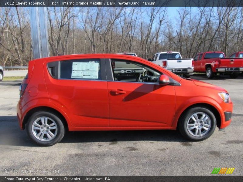  2012 Sonic LT Hatch Inferno Orange Metallic
