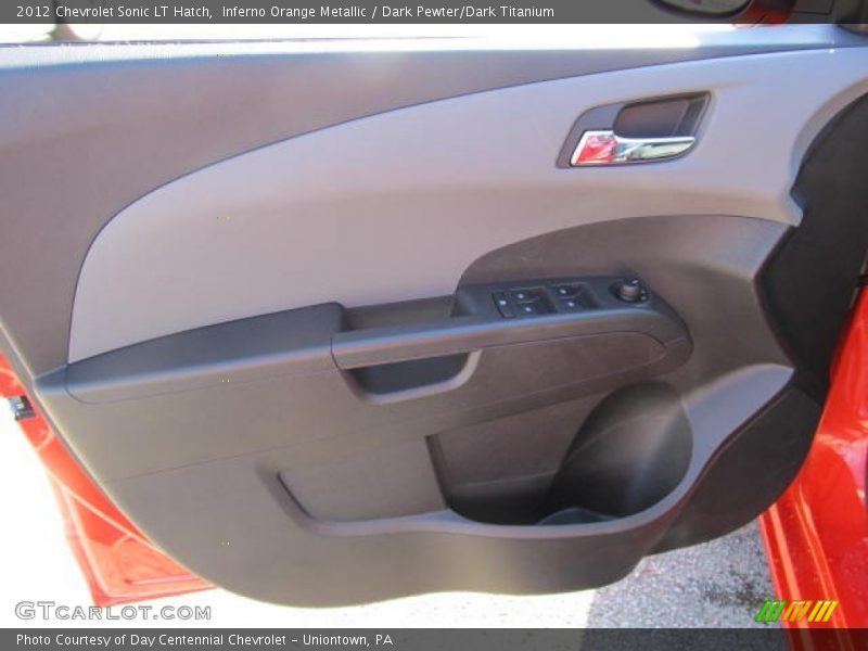 Inferno Orange Metallic / Dark Pewter/Dark Titanium 2012 Chevrolet Sonic LT Hatch
