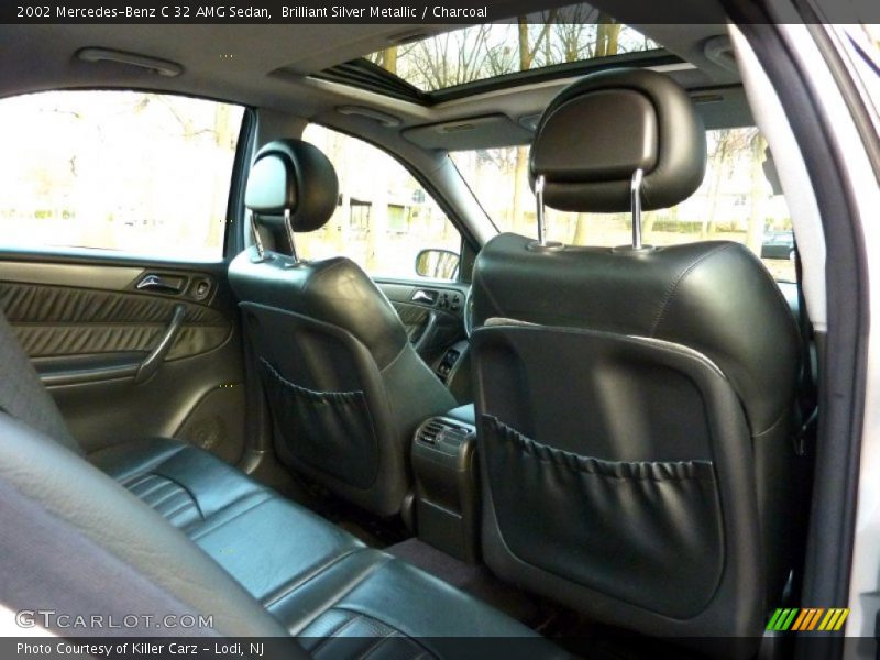 Brilliant Silver Metallic / Charcoal 2002 Mercedes-Benz C 32 AMG Sedan