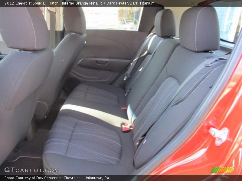 Inferno Orange Metallic / Dark Pewter/Dark Titanium 2012 Chevrolet Sonic LT Hatch