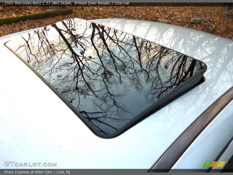 Brilliant Silver Metallic / Charcoal 2002 Mercedes-Benz C 32 AMG Sedan