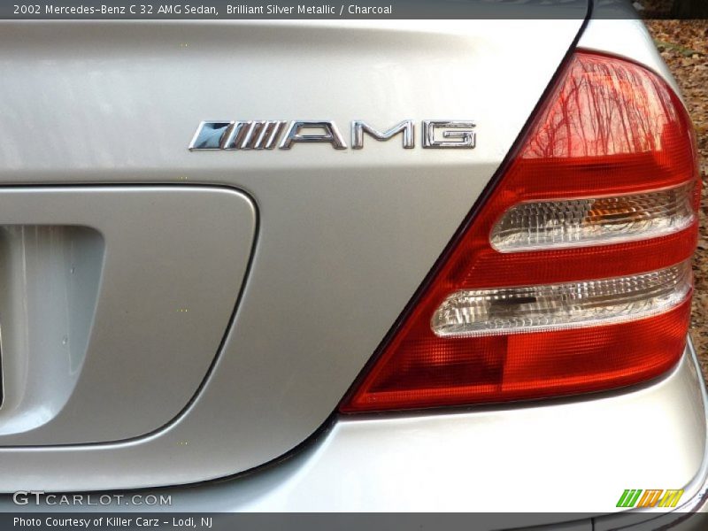 Brilliant Silver Metallic / Charcoal 2002 Mercedes-Benz C 32 AMG Sedan