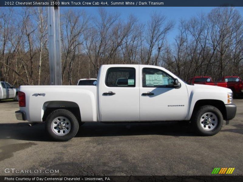 Summit White / Dark Titanium 2012 Chevrolet Silverado 1500 Work Truck Crew Cab 4x4