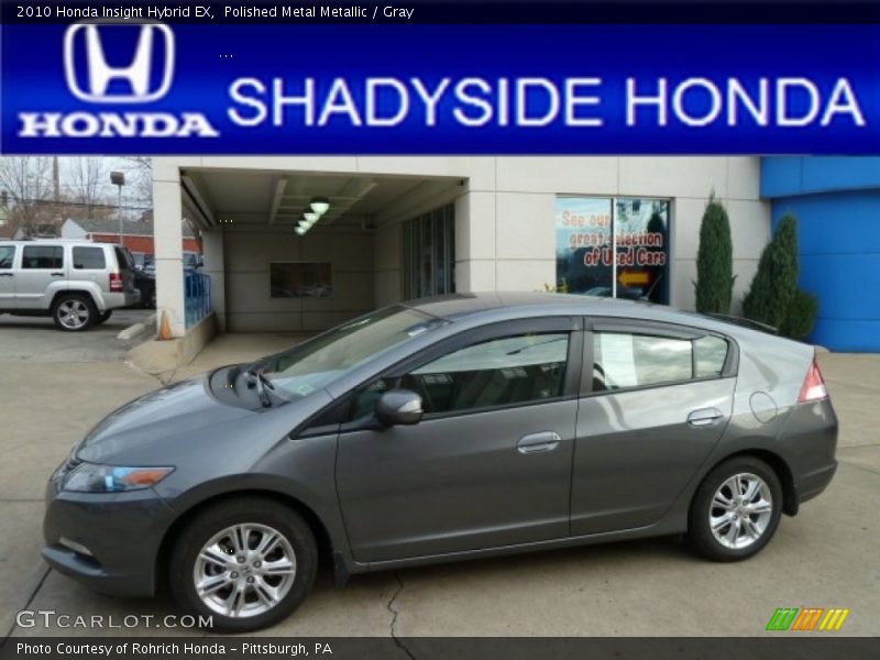 Polished Metal Metallic / Gray 2010 Honda Insight Hybrid EX