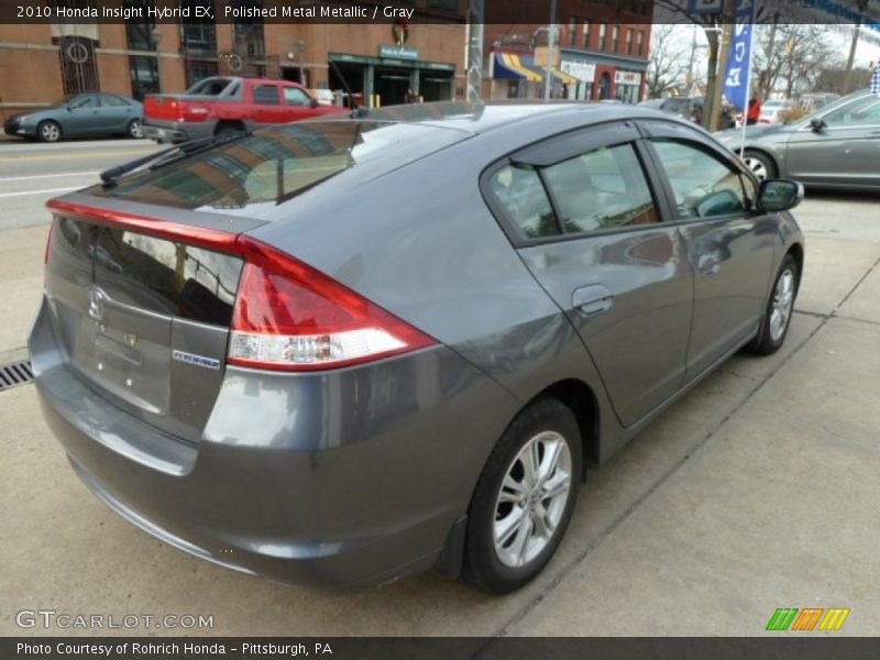 Polished Metal Metallic / Gray 2010 Honda Insight Hybrid EX