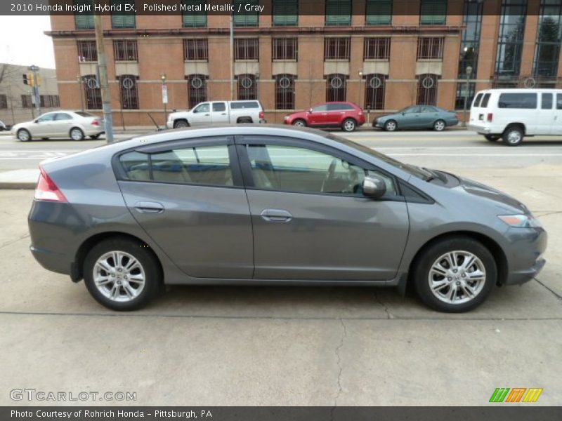 Polished Metal Metallic / Gray 2010 Honda Insight Hybrid EX